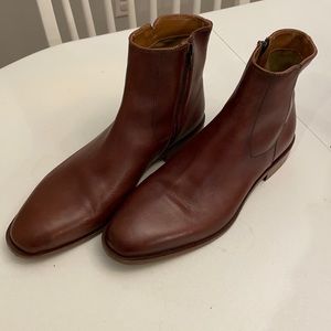 Aldo brown leather boots - size 9